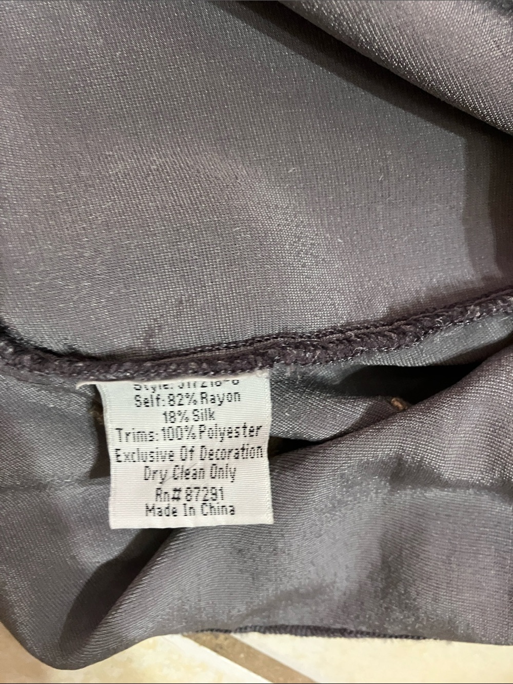 Johnny Was Black Velvet Embroidered Floral Tank - Picture 5 of 5